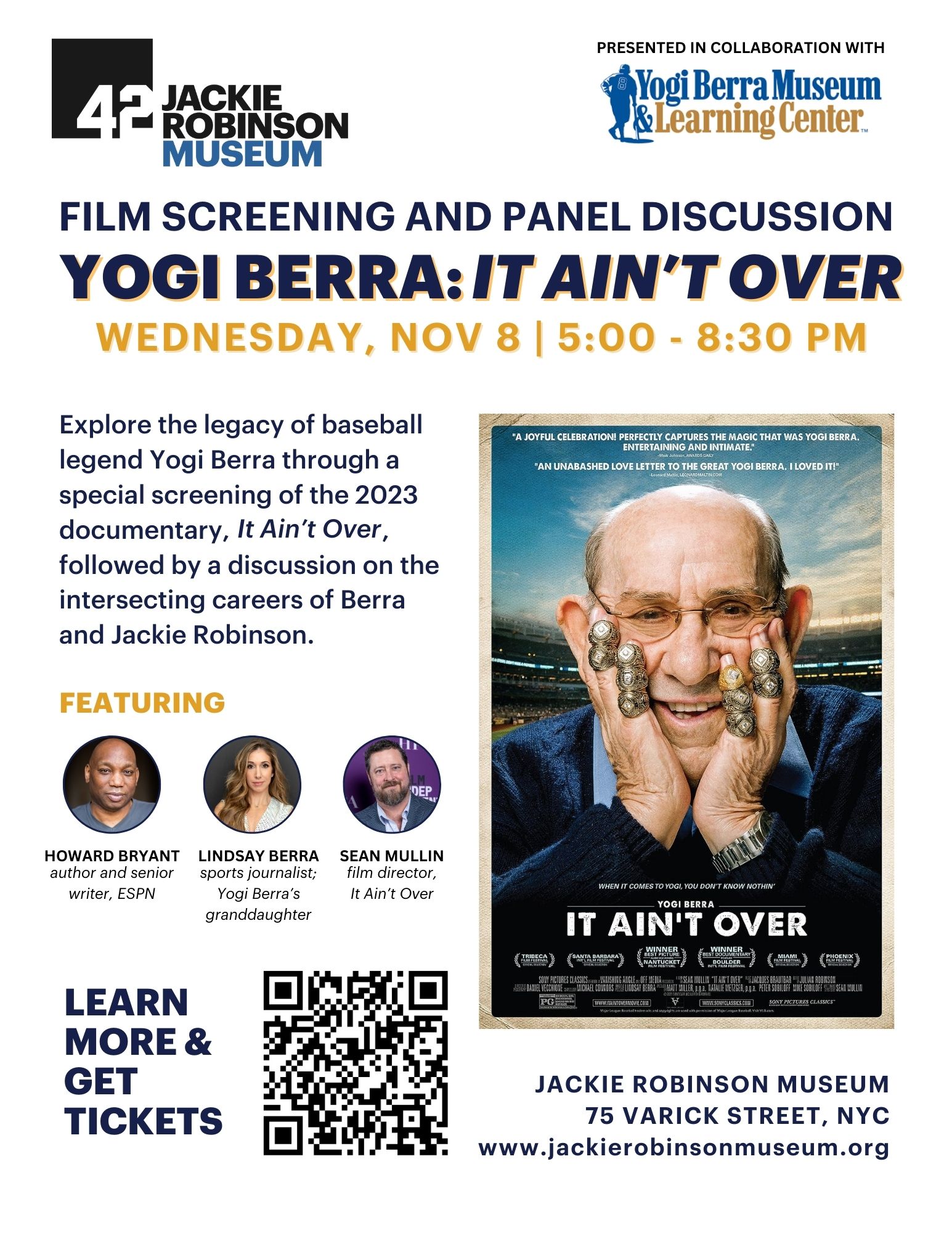 Yogi Berra Documentary 'It Ain't Over': Release date, air time, plot, cast  and more details explored